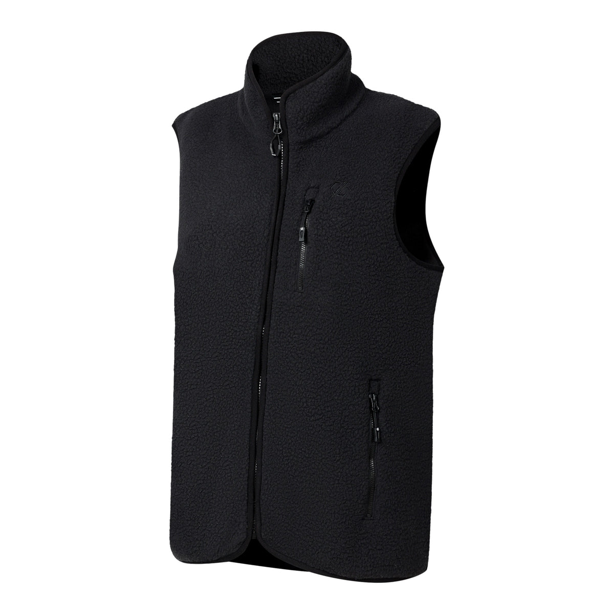 Black - Side - Dare 2B Womens-Ladies Excursion Fleece Body Warmer