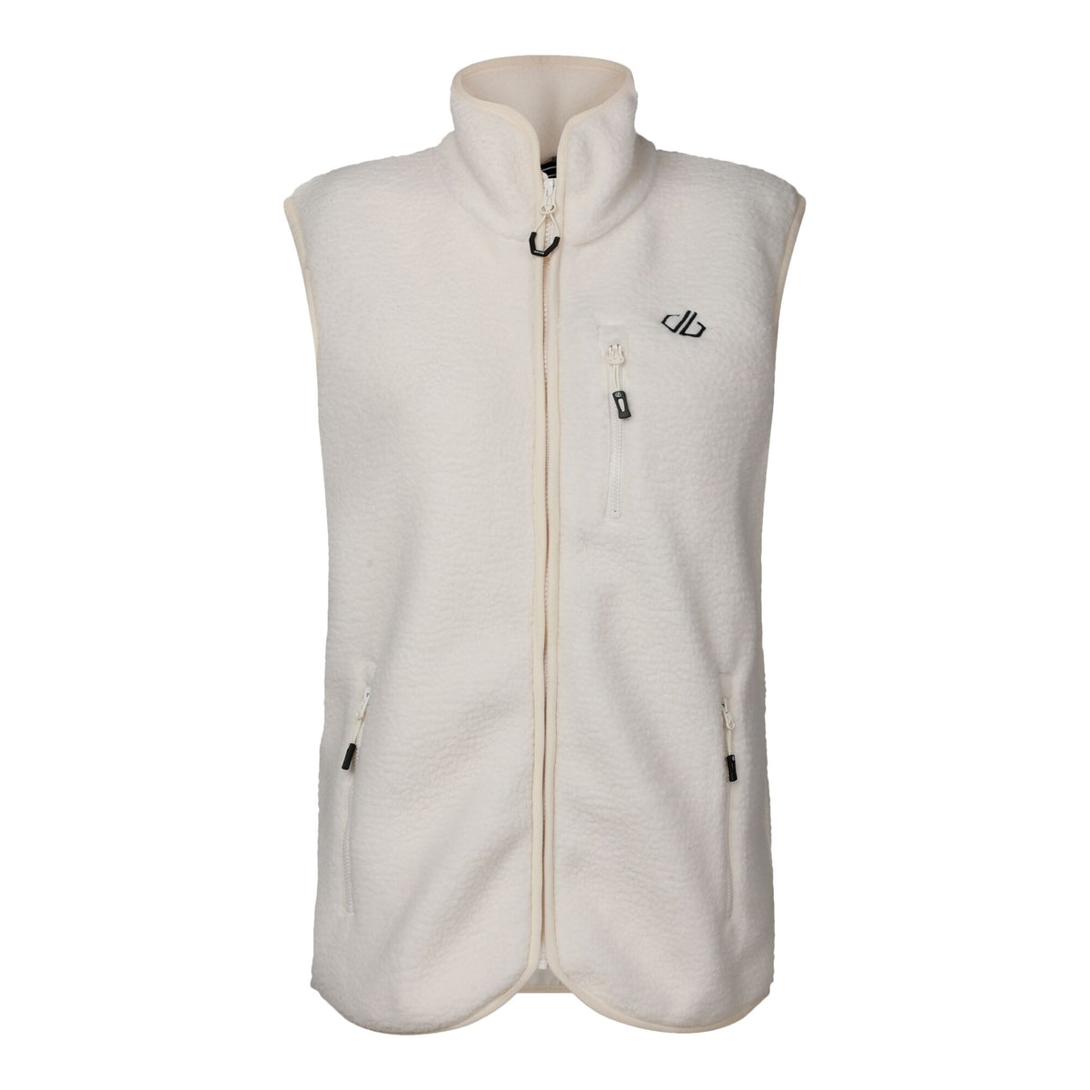 Egret - Front - Dare 2B Womens-Ladies Excursion Fleece Body Warmer