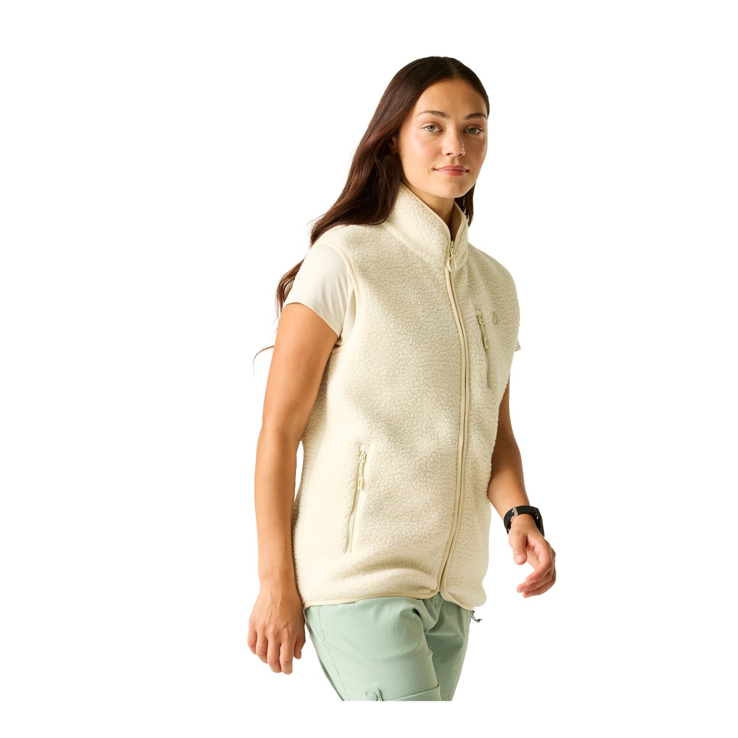 Almond Milk - Lifestyle - Dare 2B Womens-Ladies Excursion Fleece Body Warmer