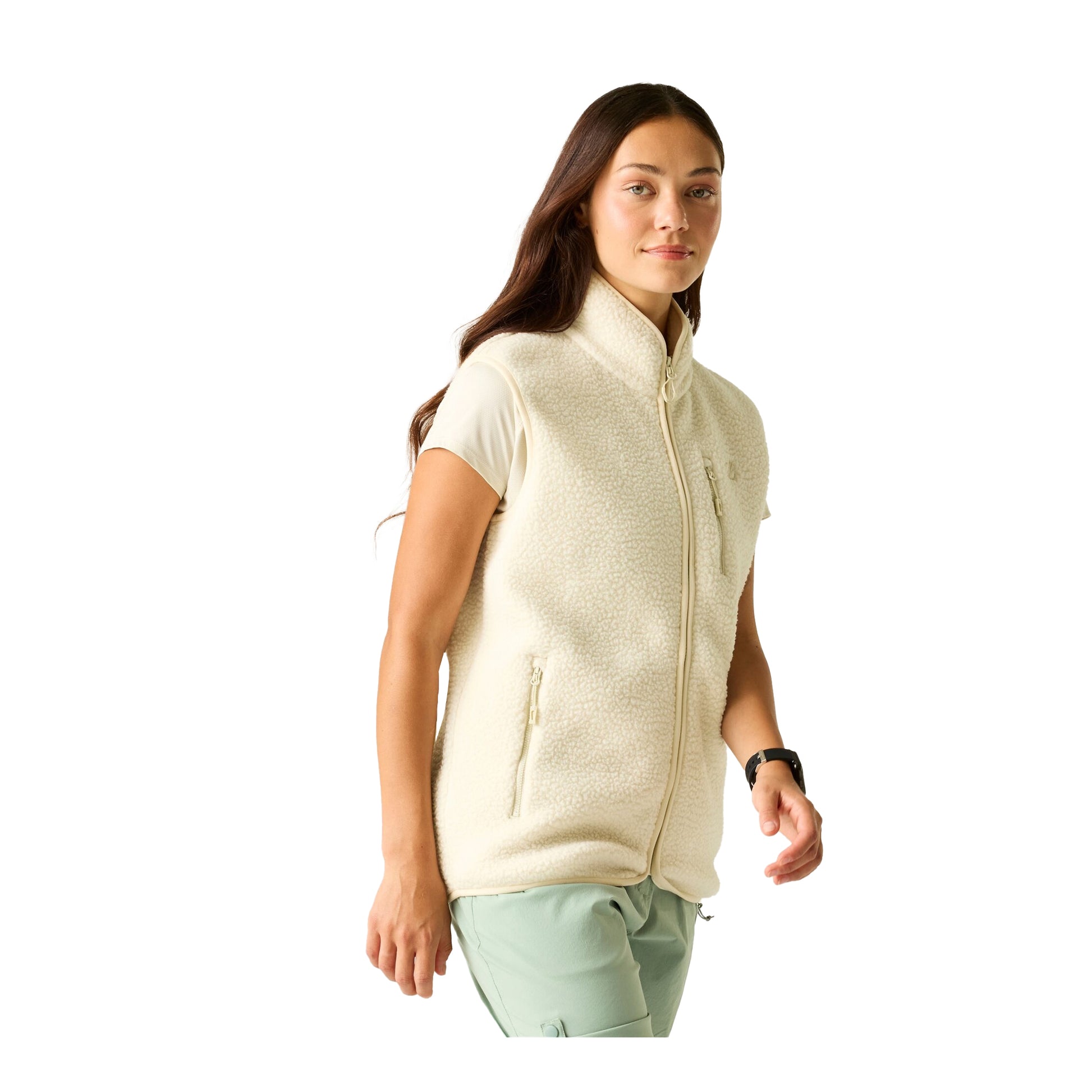Almond Milk - Lifestyle - Dare 2B Womens-Ladies Excursion Fleece Body Warmer