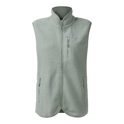 Glacier Green - Front - Dare 2B Womens-Ladies Excursion Fleece Body Warmer