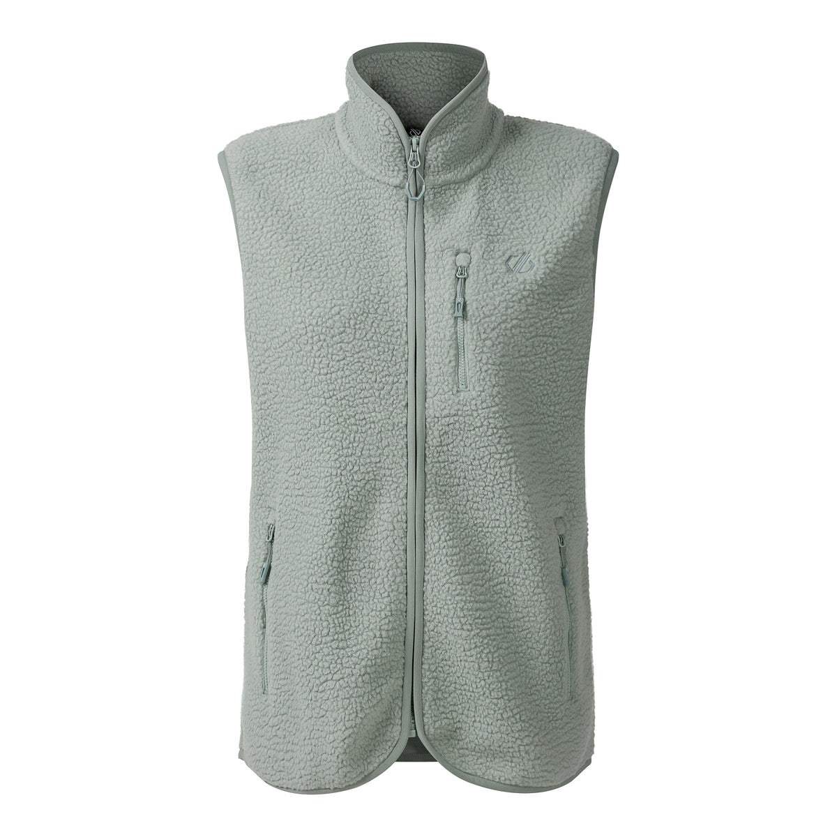 Glacier Green - Front - Dare 2B Womens-Ladies Excursion Fleece Body Warmer