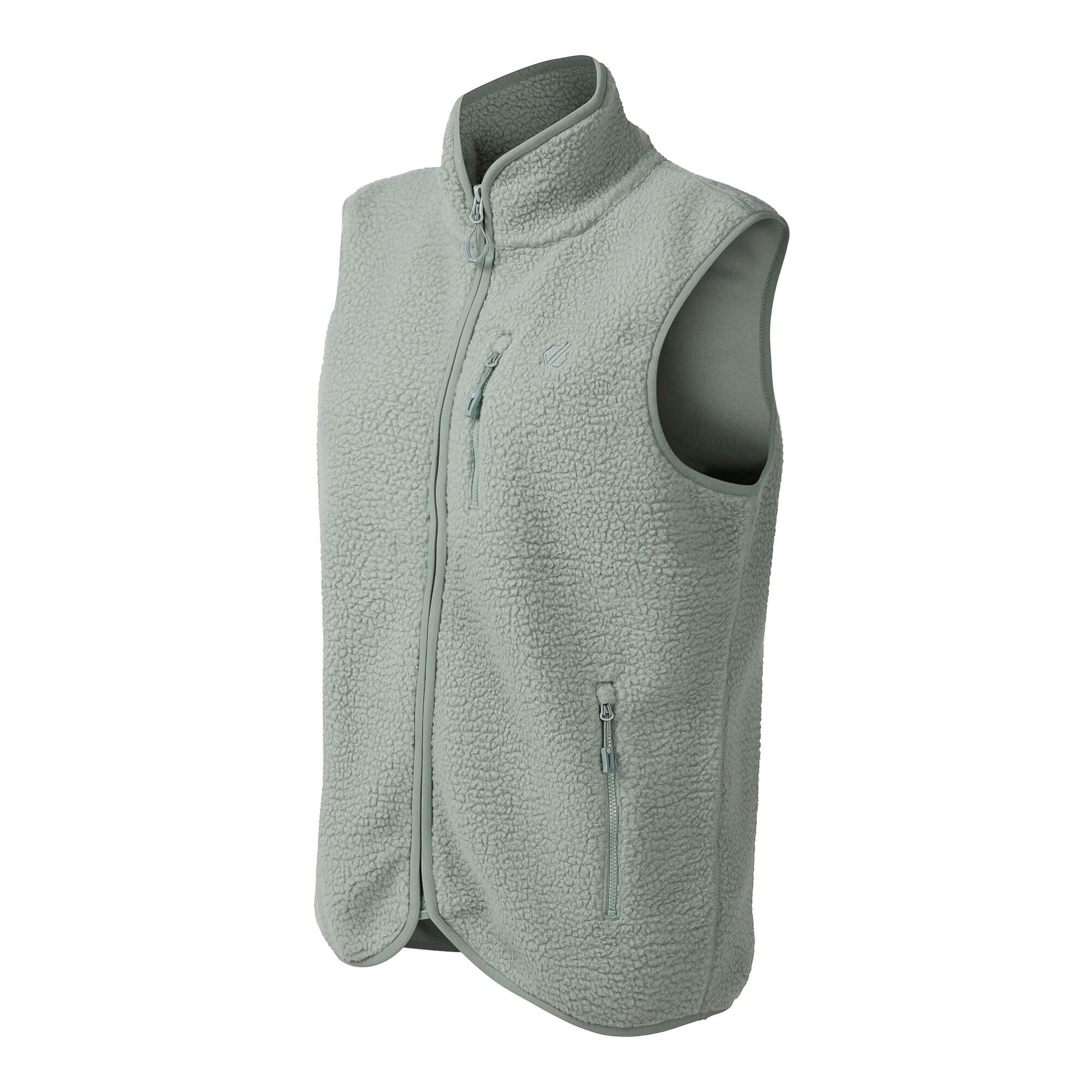 Glacier Green - Side - Dare 2B Womens-Ladies Excursion Fleece Body Warmer