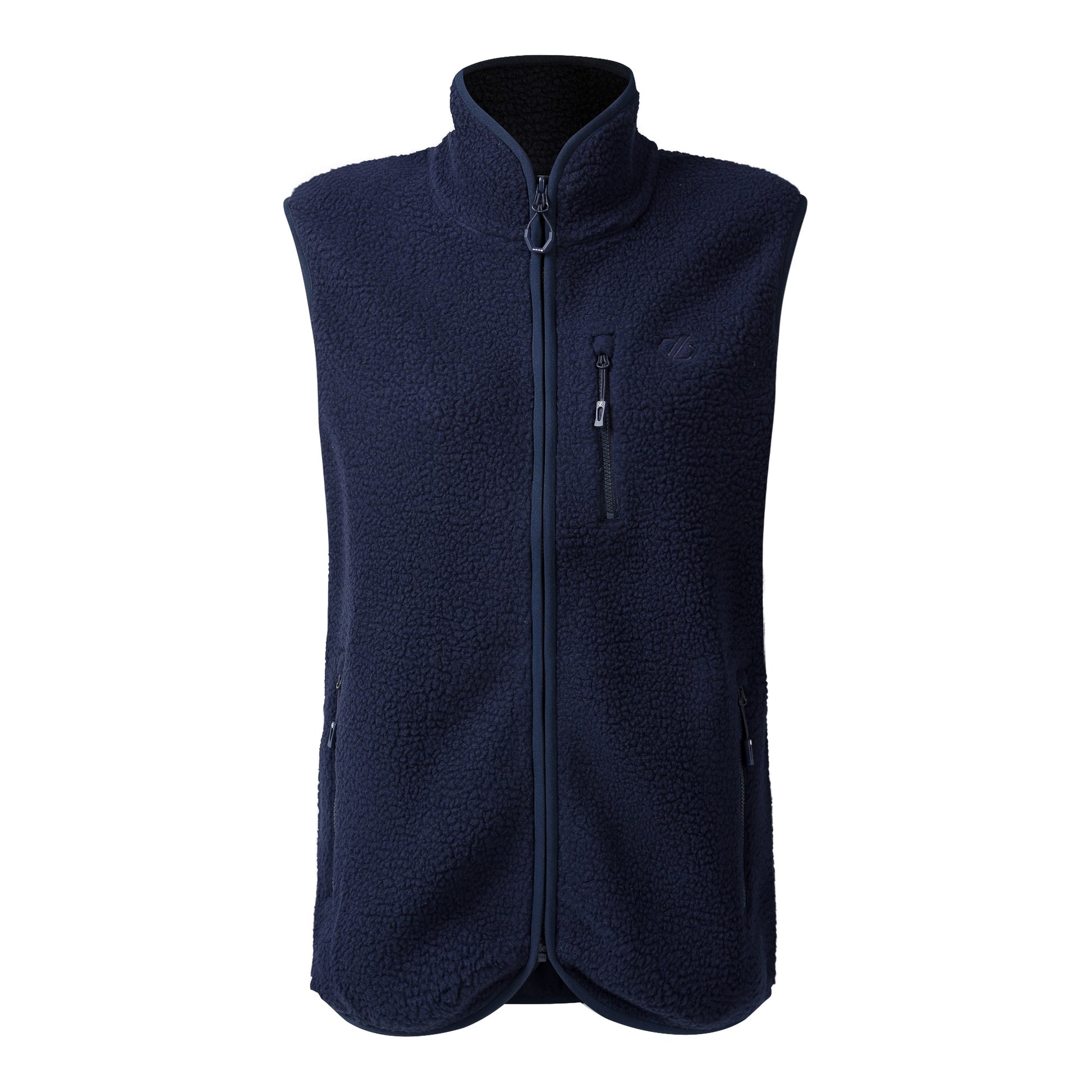Navy - Front - Dare 2B Womens-Ladies Excursion Fleece Body Warmer