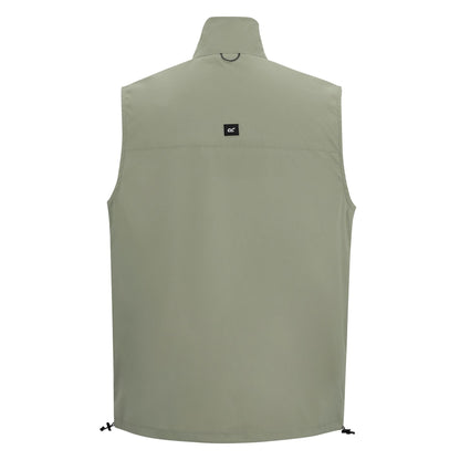 Sage Green - Back - Regatta Mens Light Insect Repellent Travel Body Warmer
