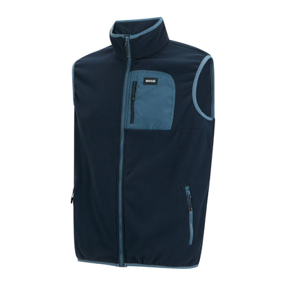 Navy-China Blue - Side - Regatta Professional Mens Frankie Fleece Gilet