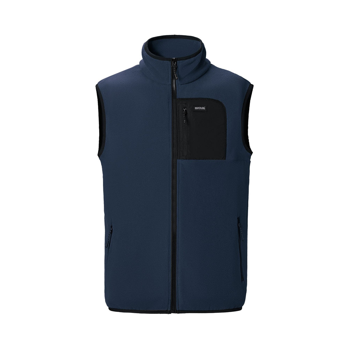 Navy-Black - Front - Regatta Professional Mens Frankie Fleece Gilet