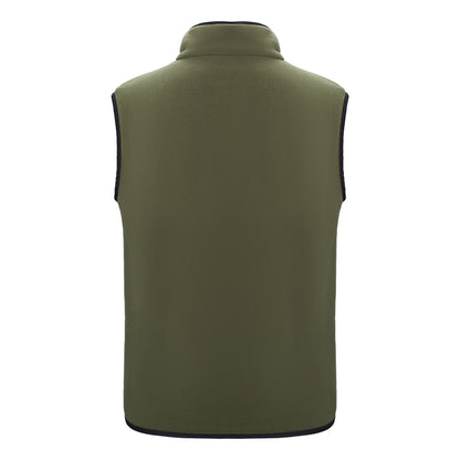 Dark Khaki-Black - Back - Regatta Professional Mens Frankie Fleece Gilet