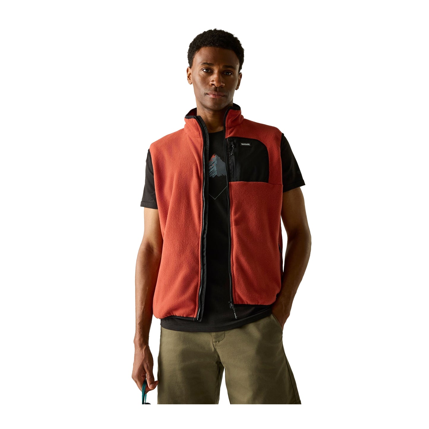 Brick-Black - Lifestyle - Regatta Professional Mens Frankie Fleece Gilet