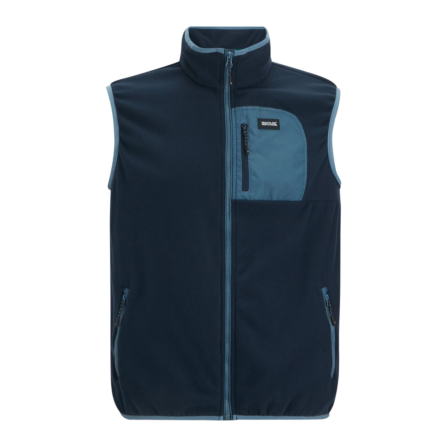 Navy-China Blue - Front - Regatta Professional Mens Frankie Fleece Gilet
