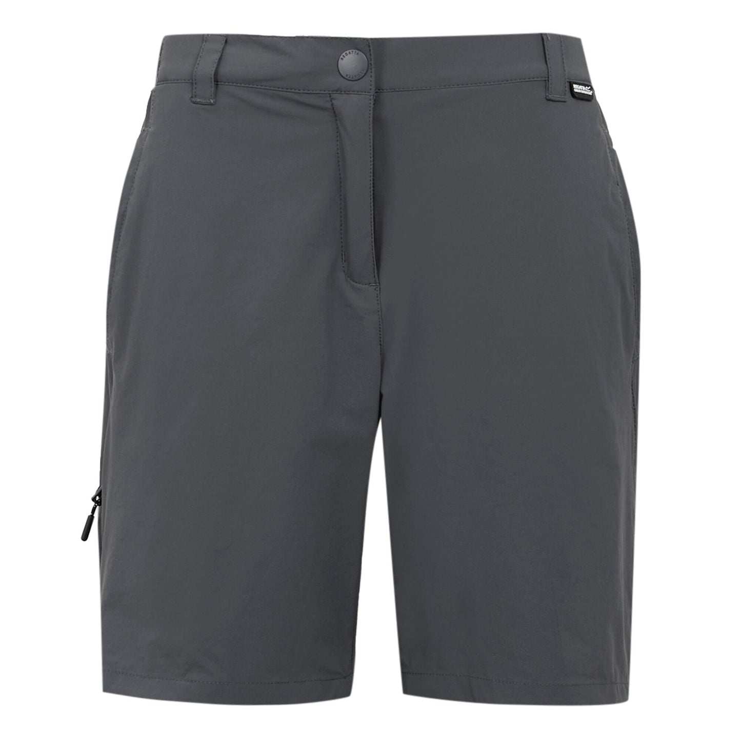 Seal Grey - Front - Regatta Professional Womens-Ladies Light Insect Repellent Travel Shorts