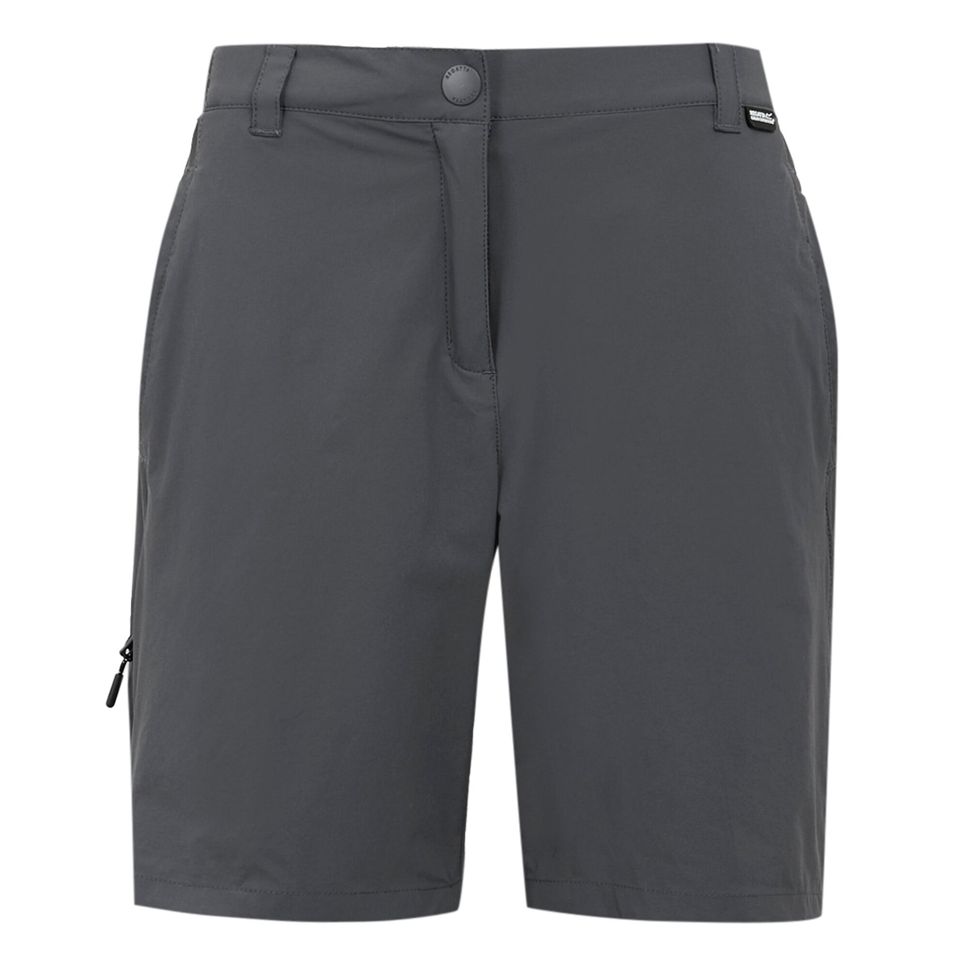 Seal Grey - Front - Regatta Professional Womens-Ladies Light Insect Repellent Travel Shorts