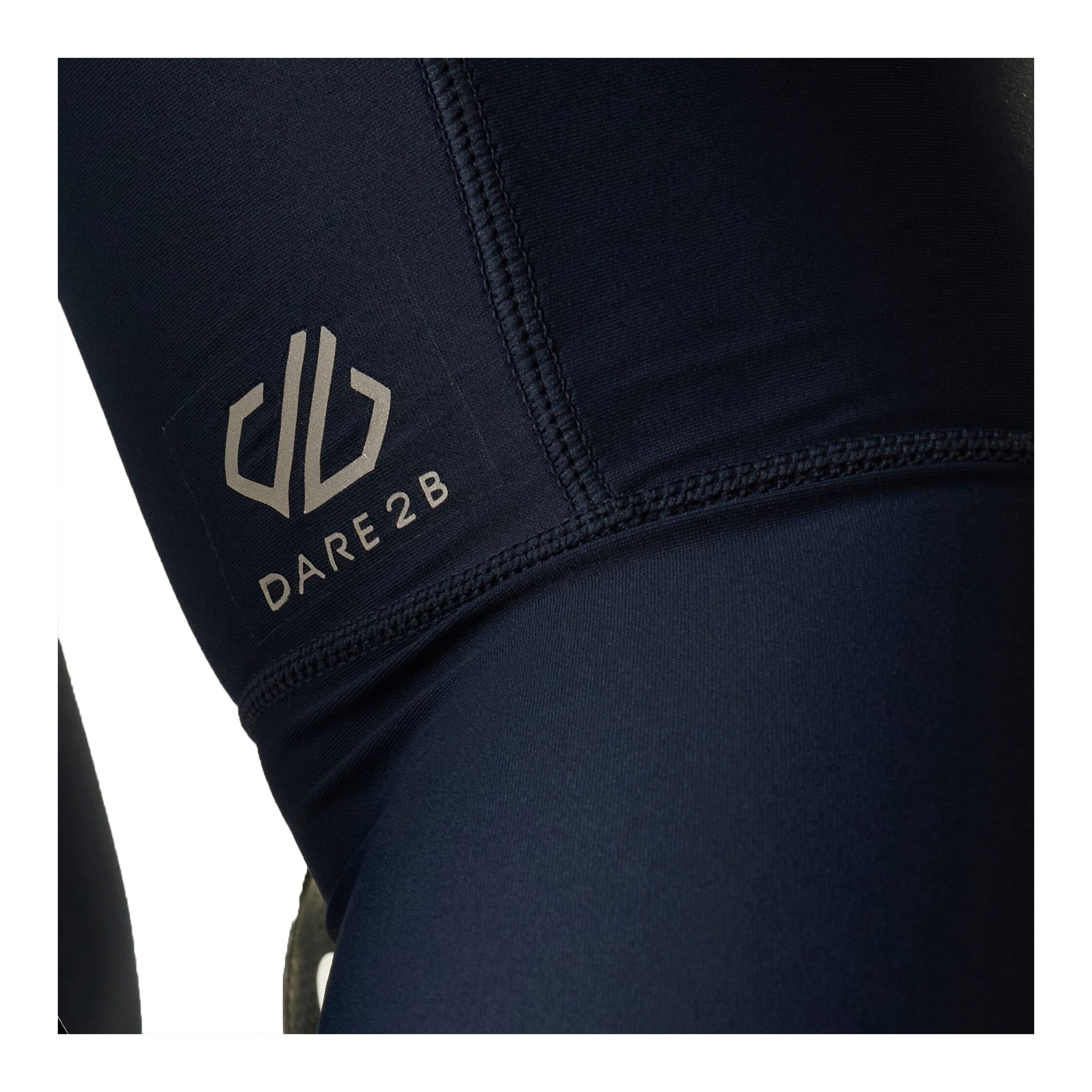 Navy - Side - Dare 2B Womens-Ladies Verve Cycling Capri