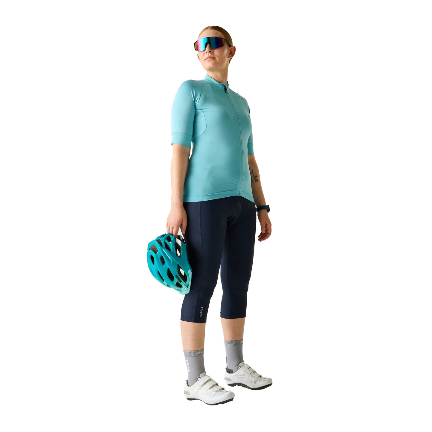 Navy - Lifestyle - Dare 2B Womens-Ladies Verve Cycling Capri