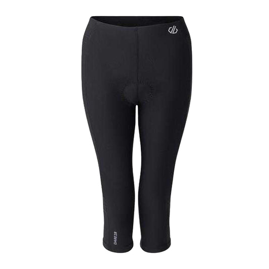 Black - Front - Dare 2B Womens-Ladies Verve Cycling Capri