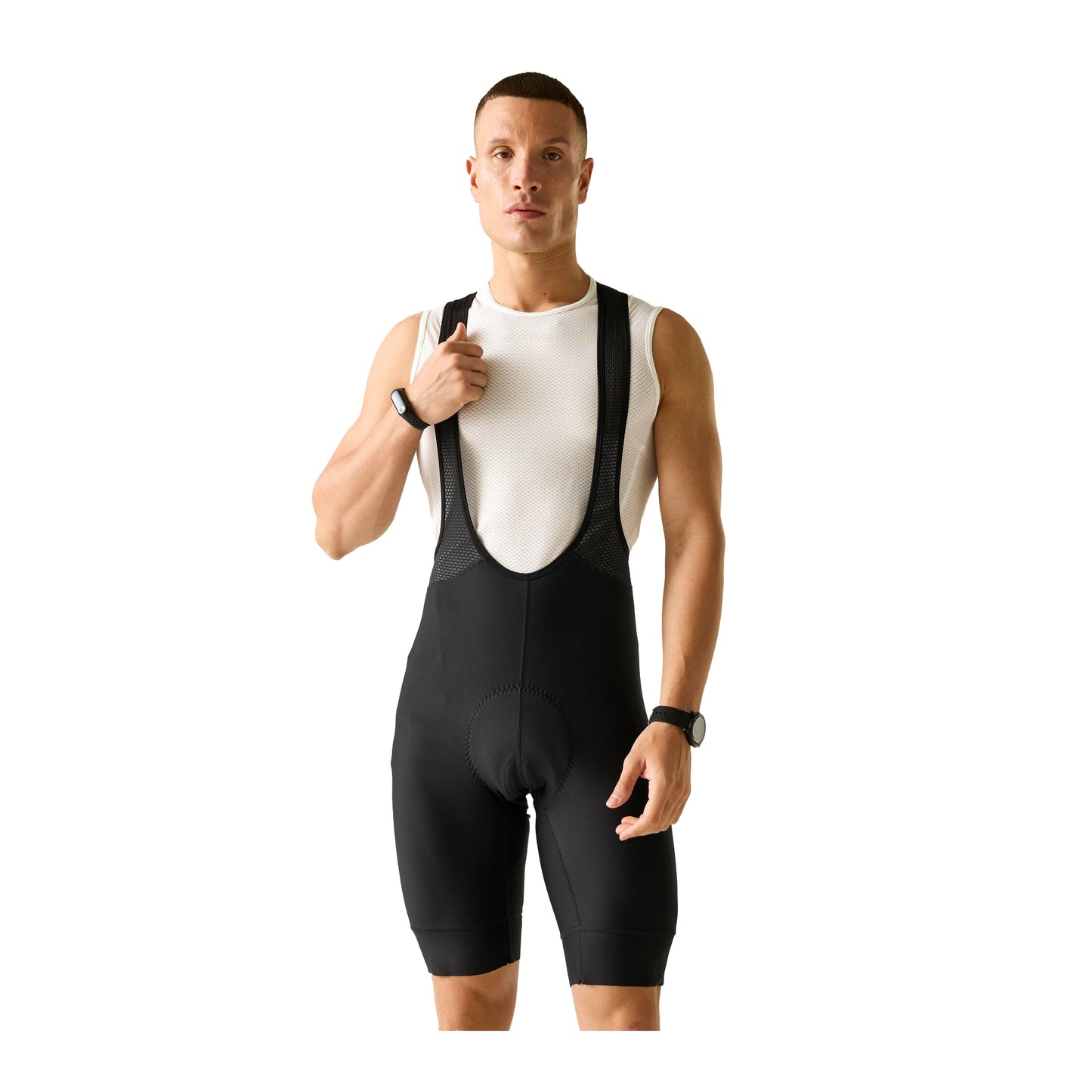 Black - Lifestyle - Dare 2B Mens Ultra Bibbled Bib Shorts