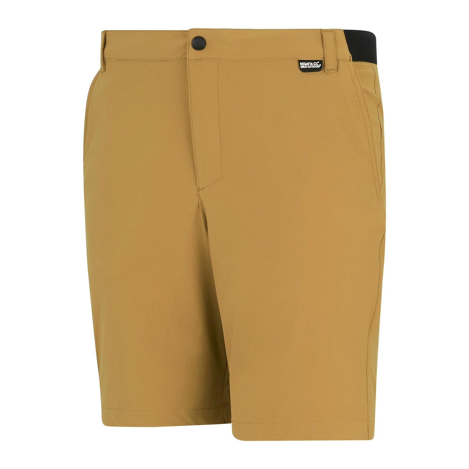 Wood Brown - Side - Regatta Professional Mens Light Insect Repellent Travel Shorts