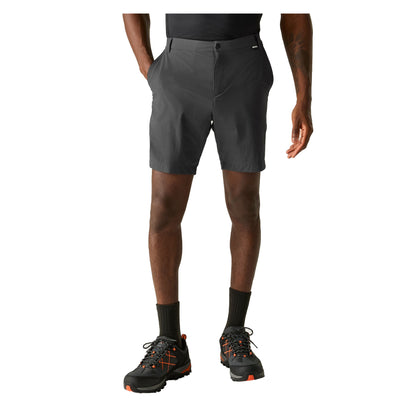 Ash - Lifestyle - Regatta Professional Mens Light Insect Repellent Travel Shorts