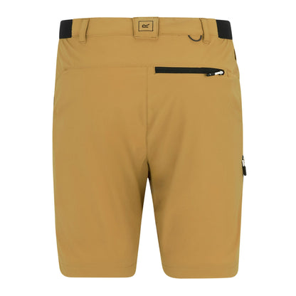Wood Brown - Back - Regatta Professional Mens Light Insect Repellent Travel Shorts