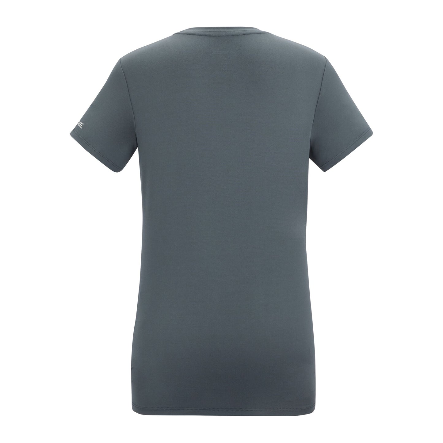 Storm Grey - Back - Regatta Womens-Ladies Fingal Flowers Stretch T-Shirt