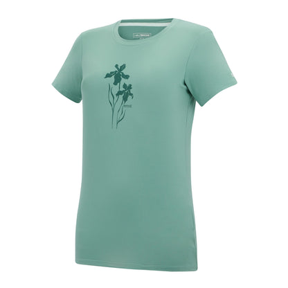 Ivy Moss - Side - Regatta Womens-Ladies Fingal Flowers Stretch T-Shirt