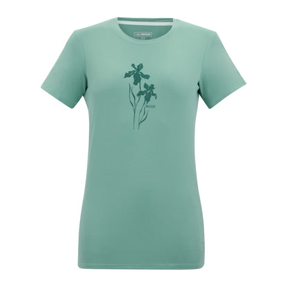 Ivy Moss - Front - Regatta Womens-Ladies Fingal Flowers Stretch T-Shirt
