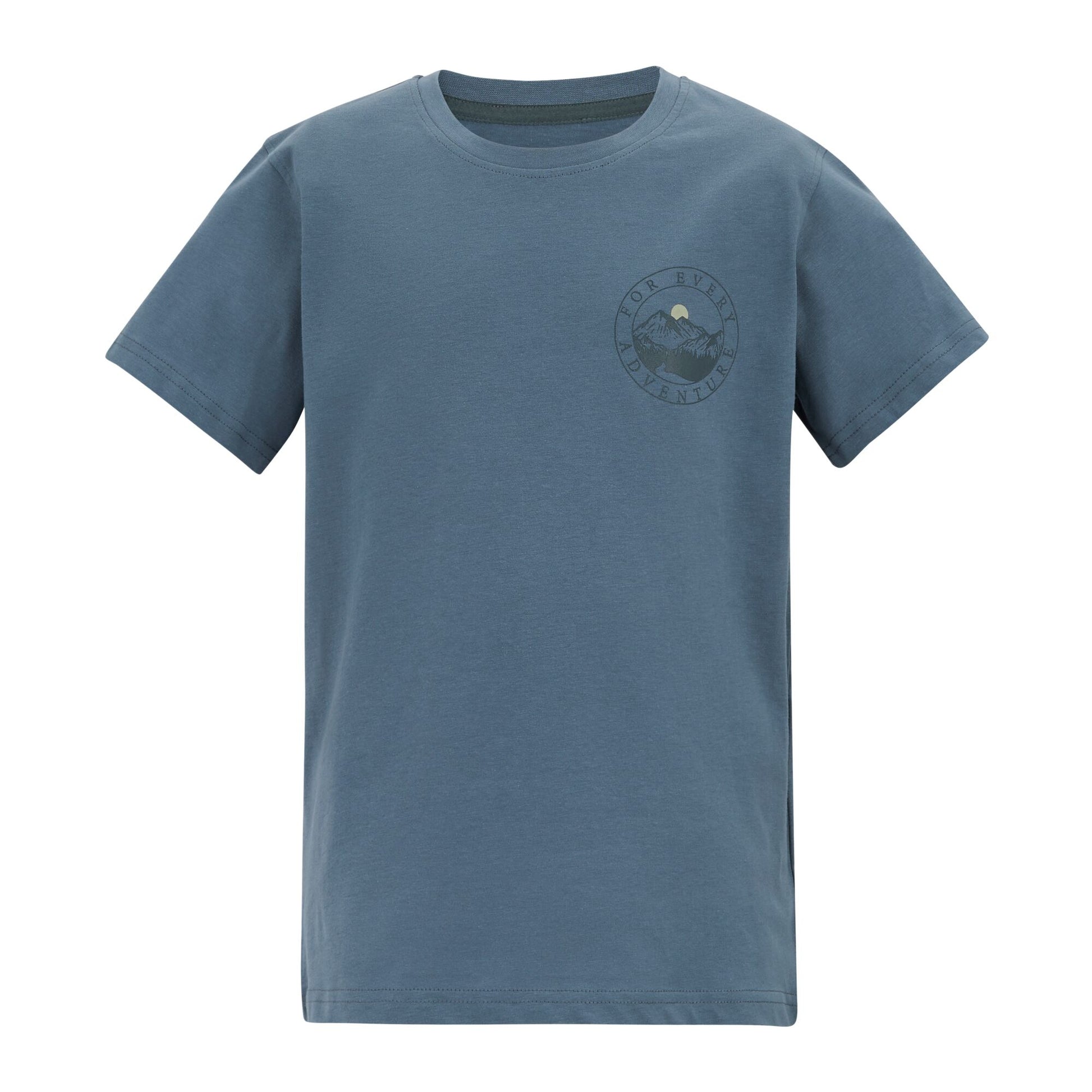 China Blue - Front - Regatta Childrens-Kids Bosley For Every Adventure Graphic T-Shirt