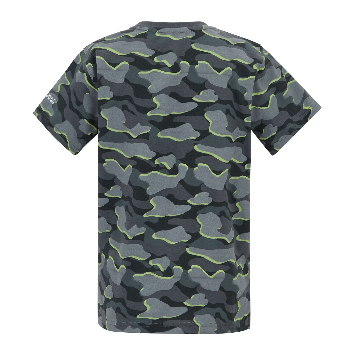 Dark Storm - Back - Regatta Childrens-Kids Bosley Camo T-Shirt