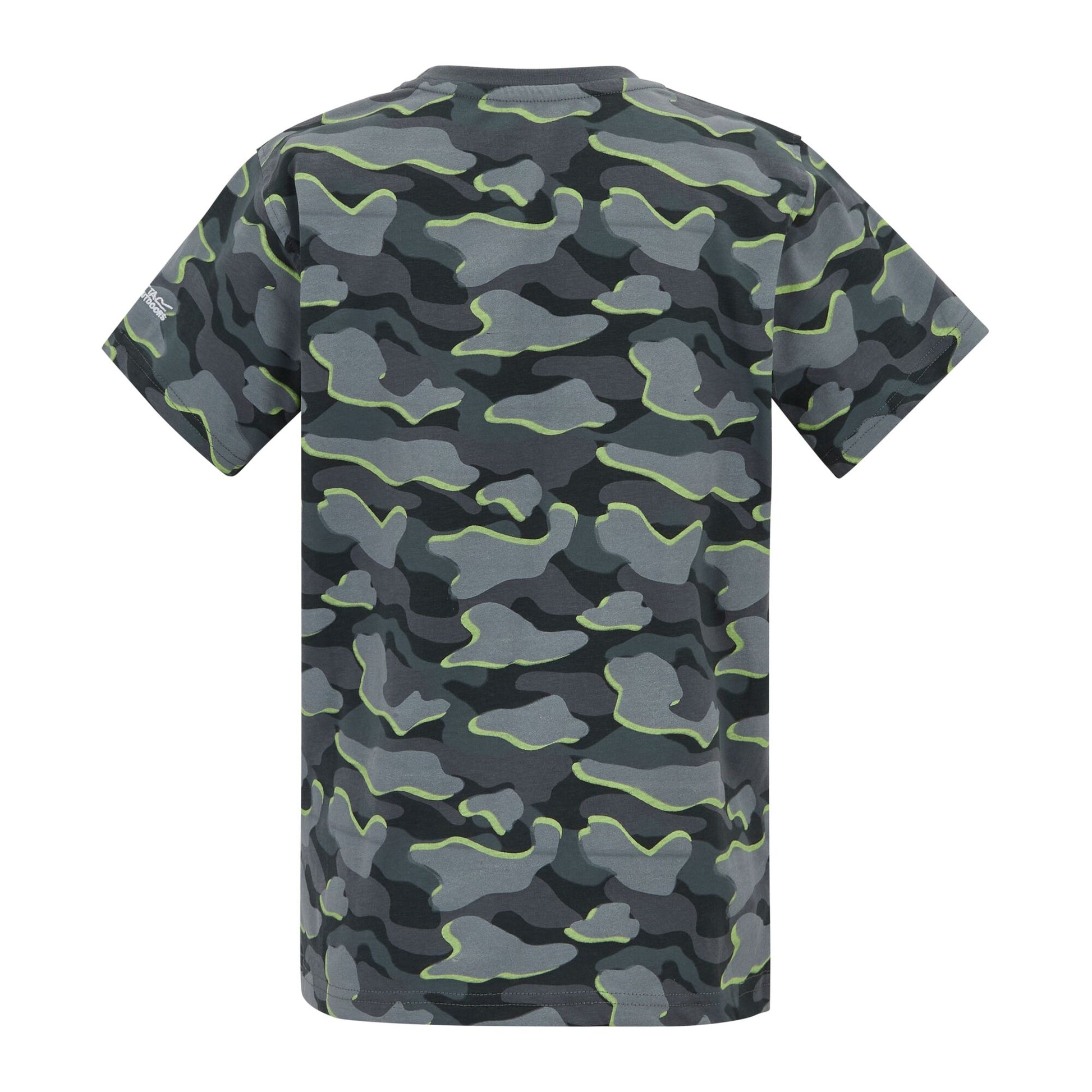 Dark Storm - Back - Regatta Childrens-Kids Bosley Camo T-Shirt