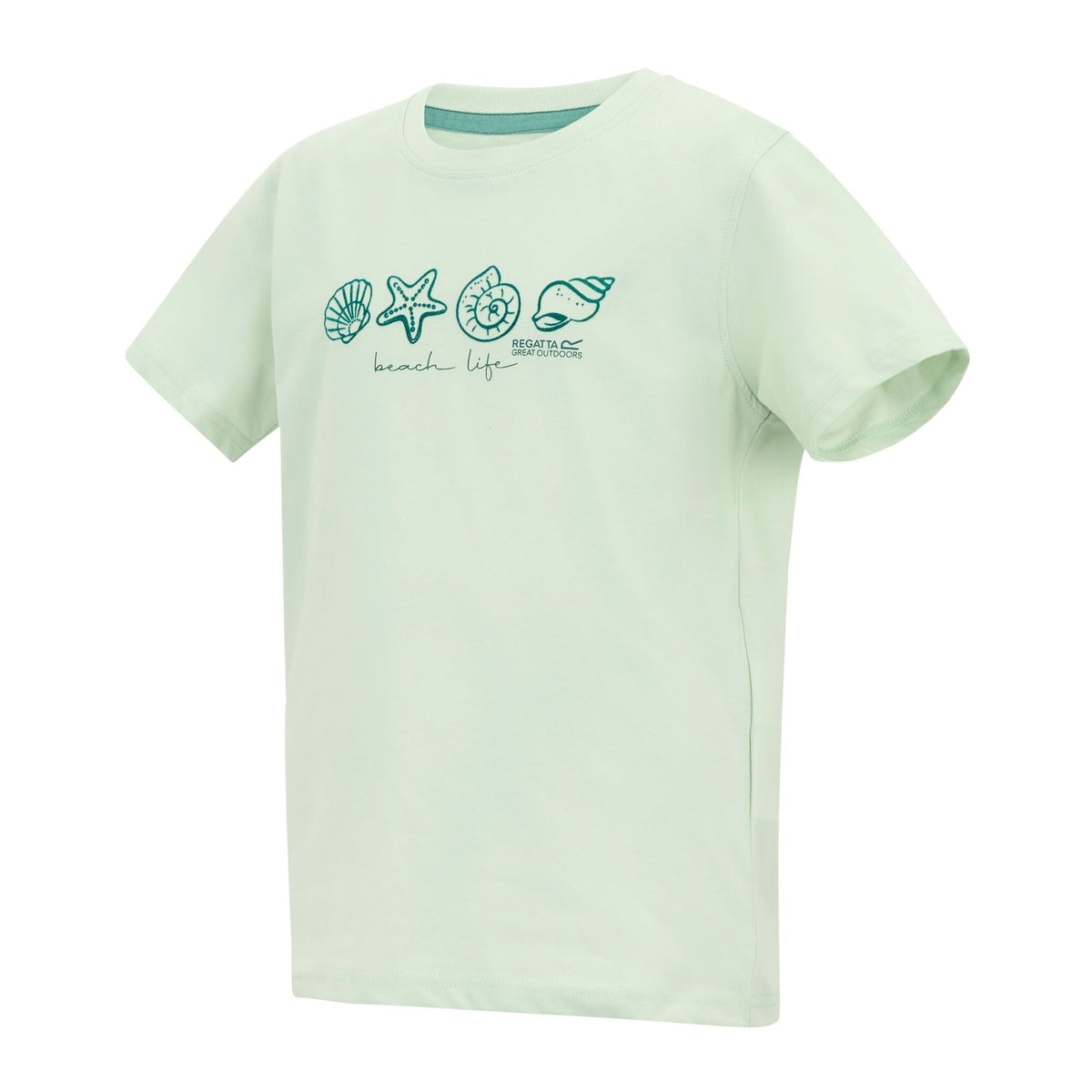 Ocean Mist - Side - Regatta Childrens-Kids Bosley T-Shirt