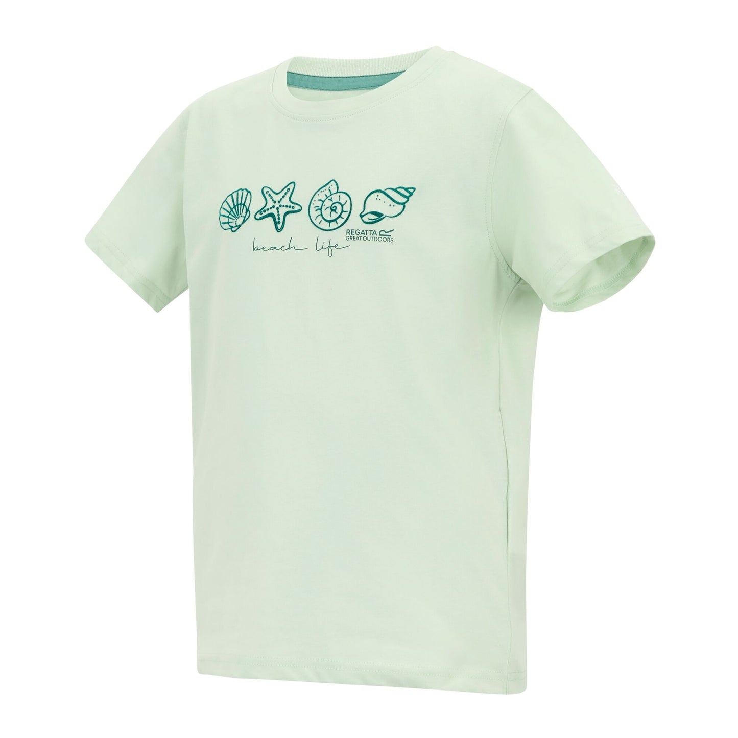 Ocean Mist - Side - Regatta Childrens-Kids Bosley T-Shirt