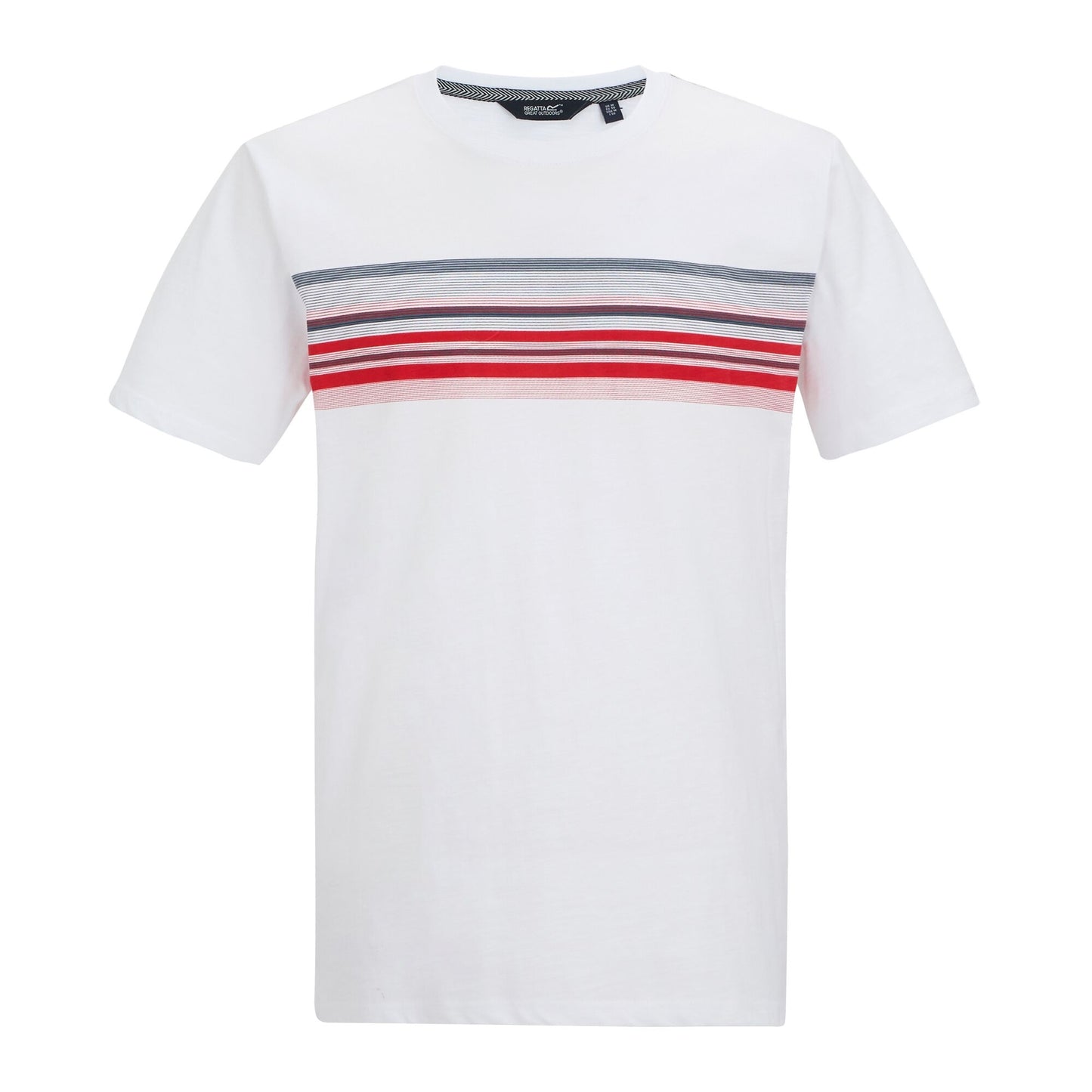 White - Front - Regatta Mens Rendro T-Shirt