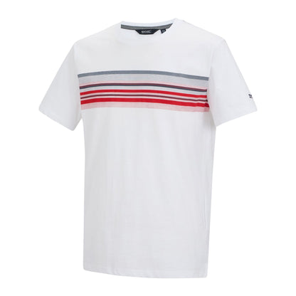 White - Side - Regatta Mens Rendro T-Shirt
