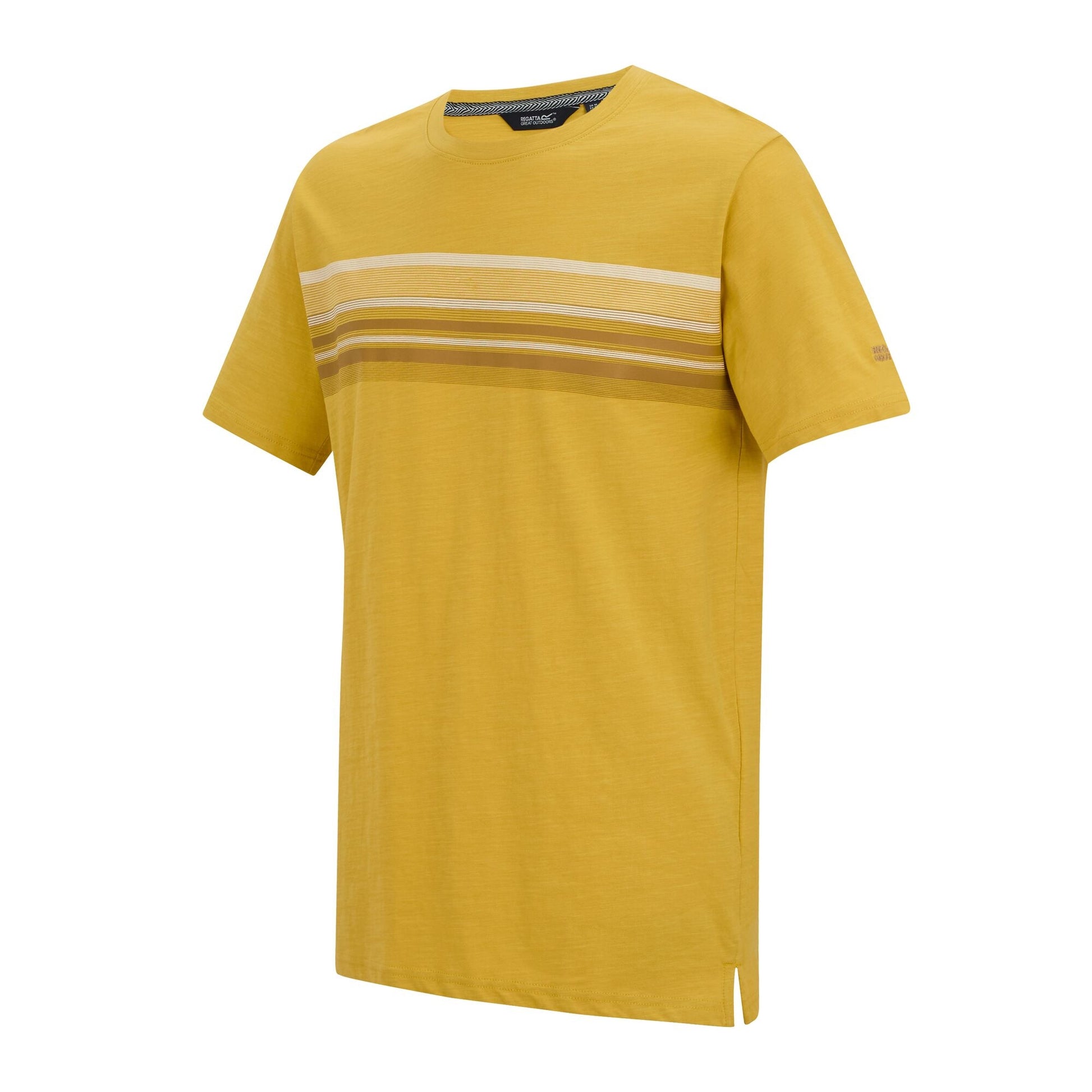 Ceylon Yellow - Side - Regatta Mens Rendro T-Shirt