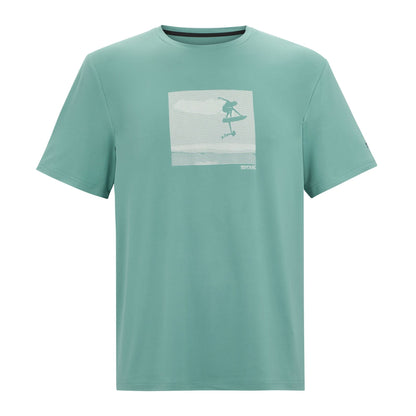 Arctic - Front - Regatta Mens Fingal Hydrofoiling T-Shirt