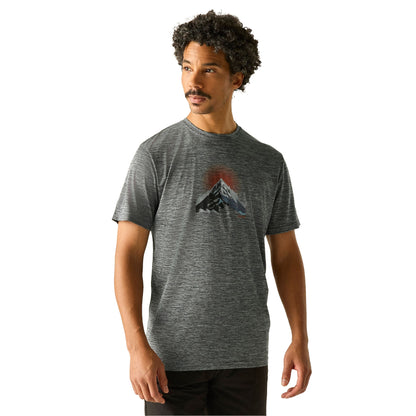 Dark Storm - Lifestyle - Regatta Mens Fingal Mountain Marl T-Shirt