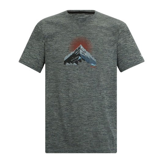 Dark Storm - Front - Regatta Mens Fingal Mountain Marl T-Shirt