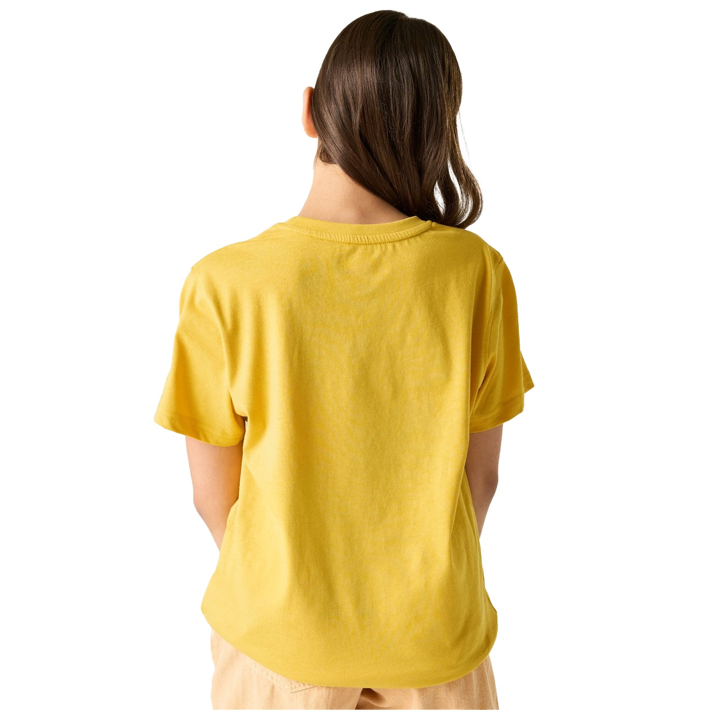 Canary Yellow - Pack Shot - Regatta Childrens-Kids Bosley Floral T-Shirt