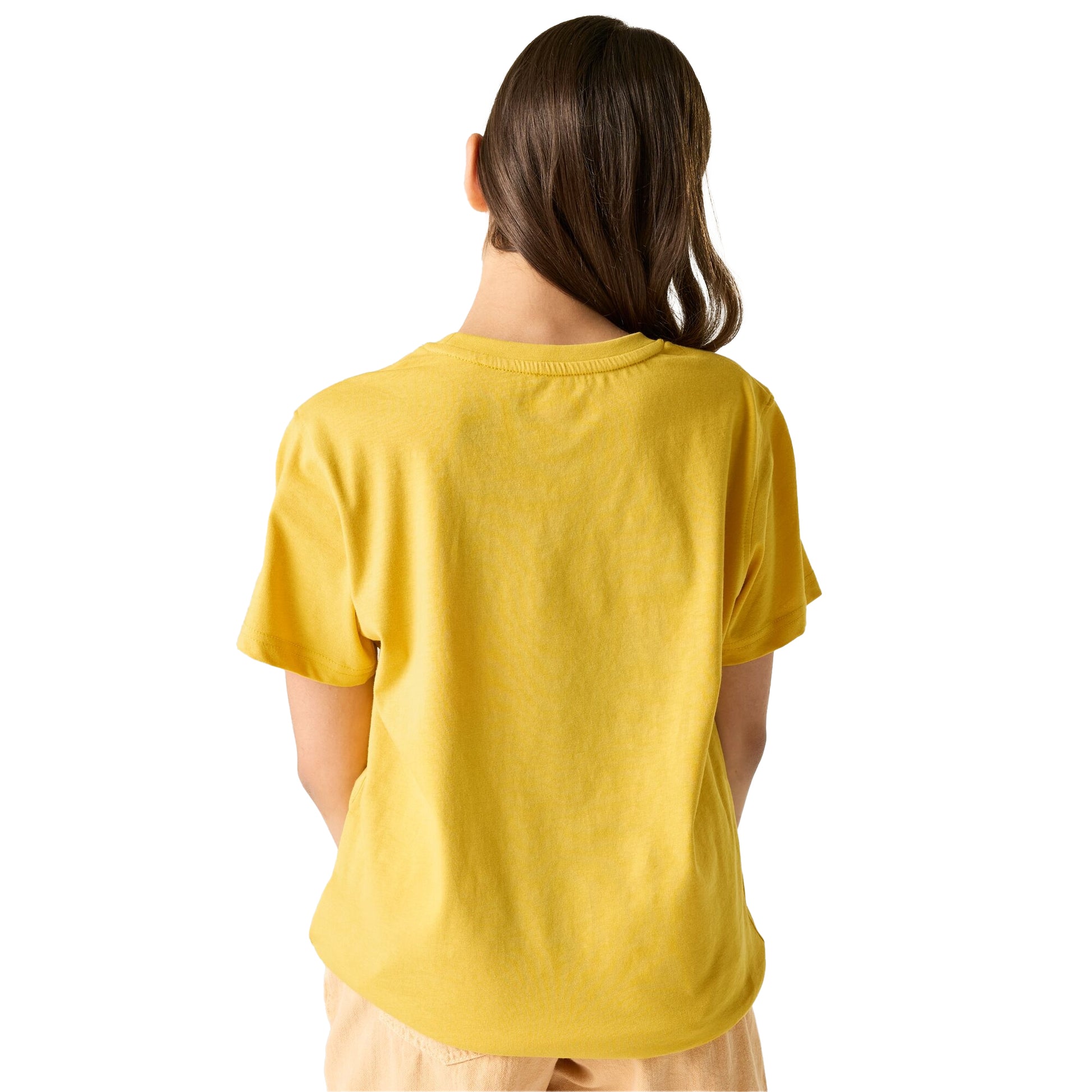 Canary Yellow - Pack Shot - Regatta Childrens-Kids Bosley Floral T-Shirt