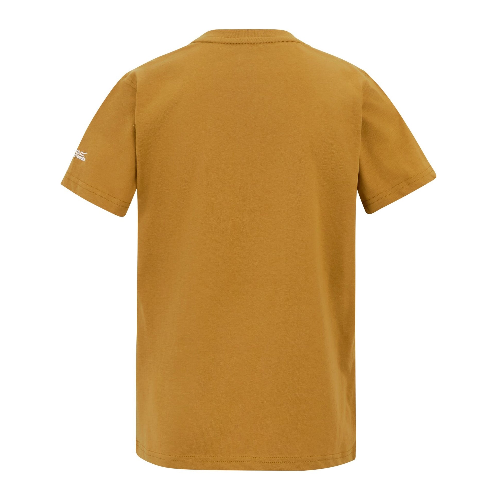 Wood Brown - Back - Regatta Childrens-Kids Bosley Camping T-Shirt