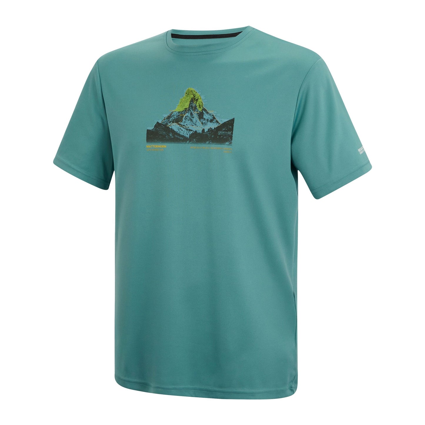 Arctic - Side - Regatta Mens Fingal Mountain Scene T-Shirt