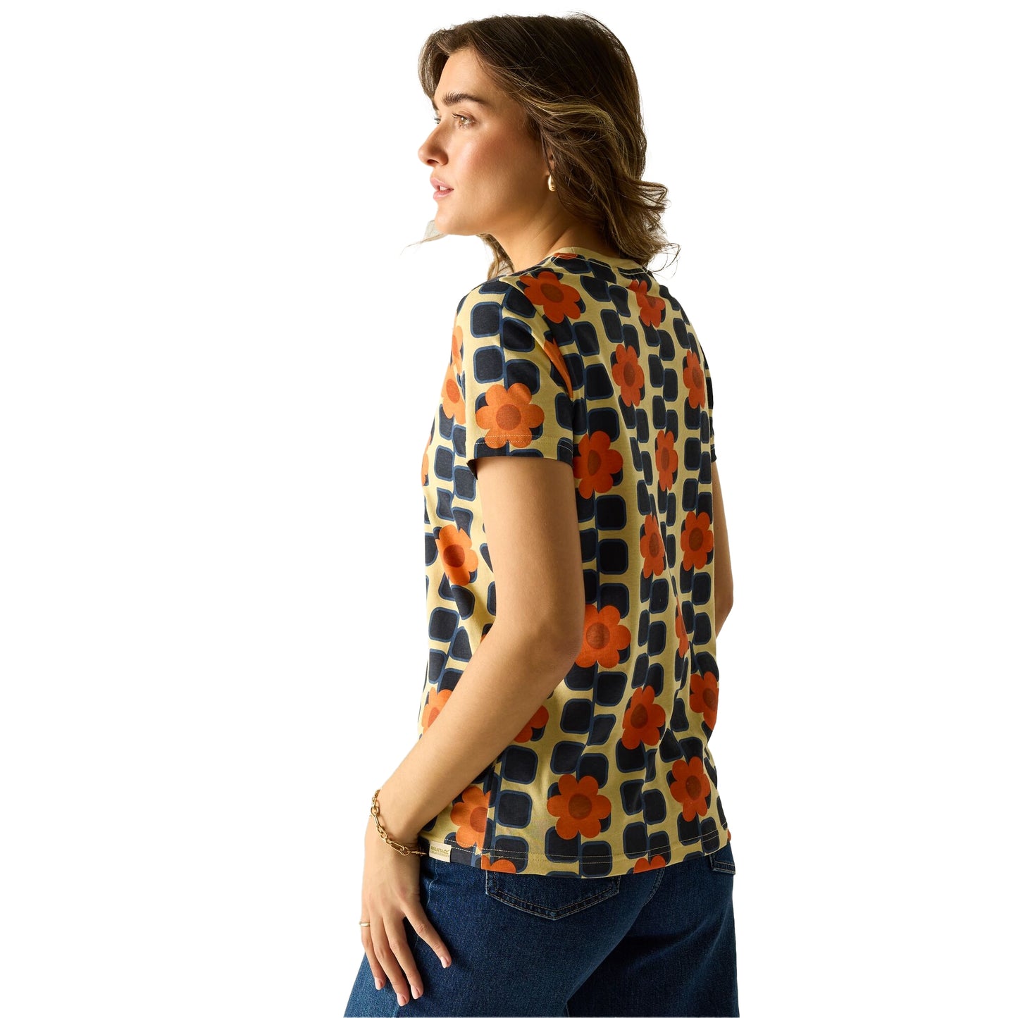 Orange - Back - Regatta Womens-Ladies Orla Kiely T-Shirt