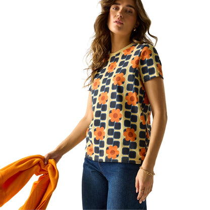 Orange - Side - Regatta Womens-Ladies Orla Kiely T-Shirt