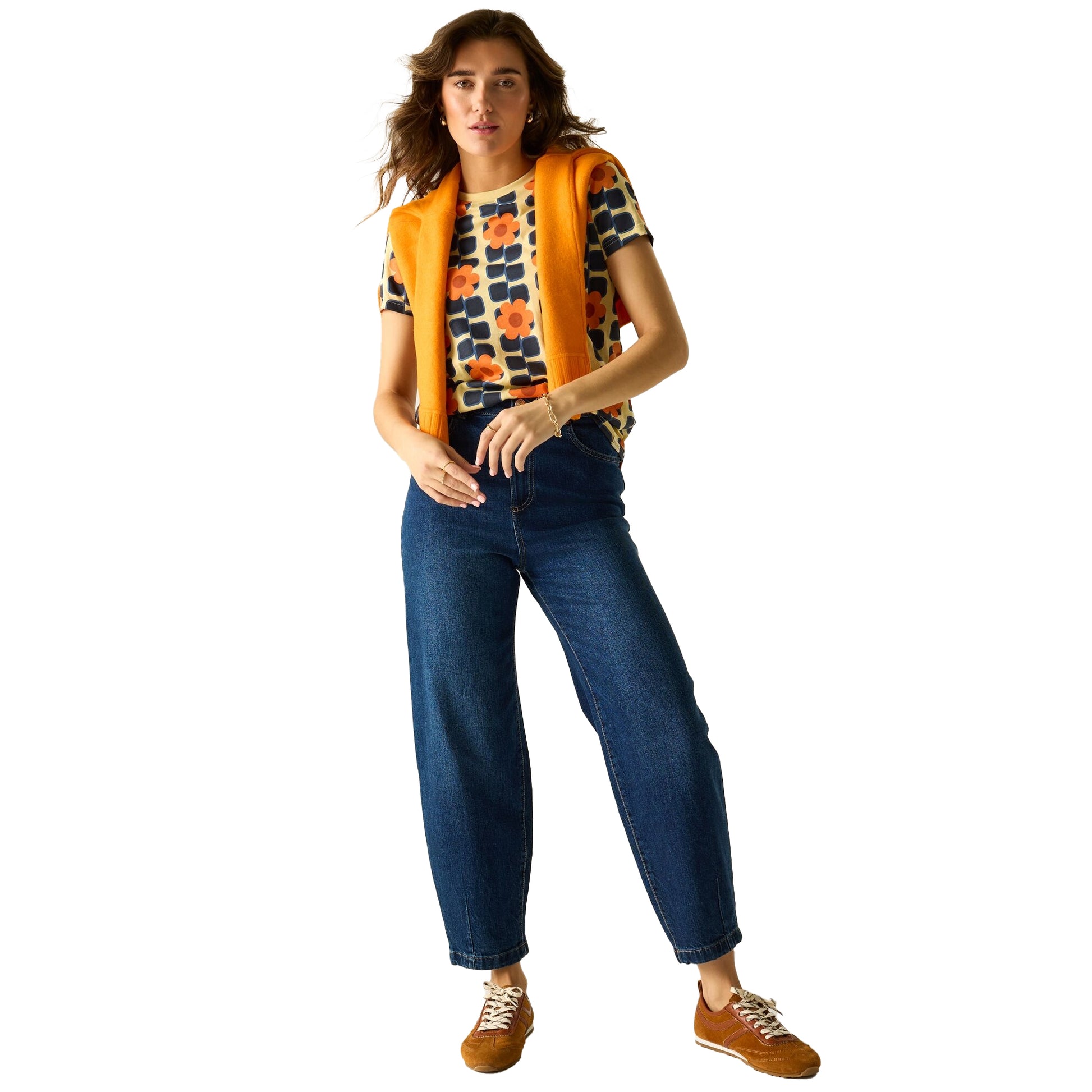 Orange - Lifestyle - Regatta Womens-Ladies Orla Kiely T-Shirt