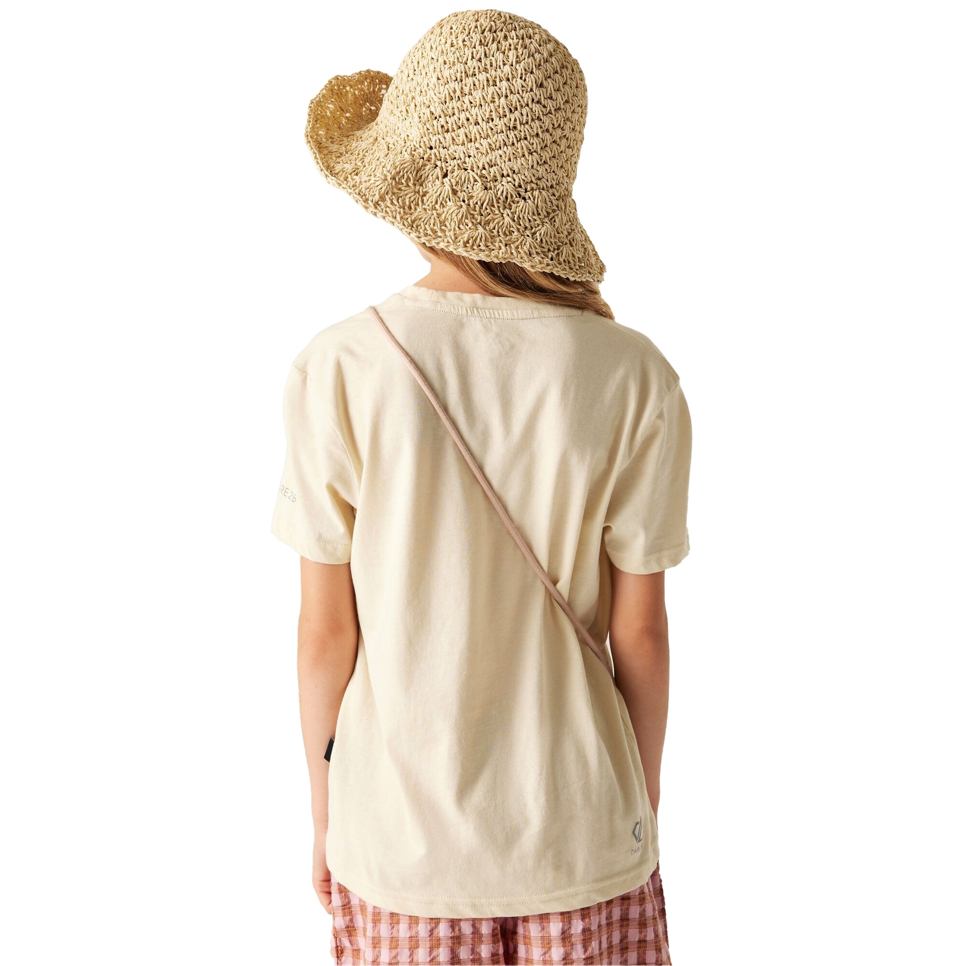 Almond Milk - Pack Shot - Dare 2B Childrens-Kids Trailblazer III Llama T-Shirt