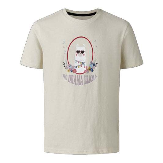Almond Milk - Front - Dare 2B Childrens-Kids Trailblazer III Llama T-Shirt