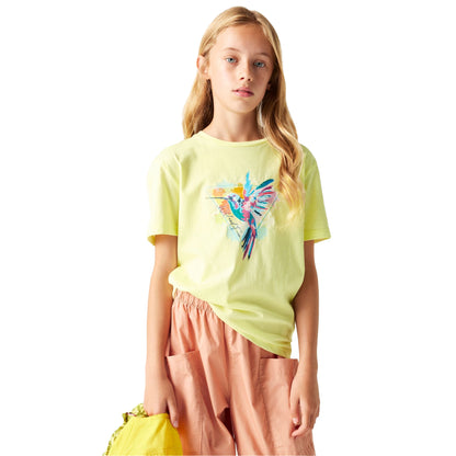 Wax Yellow - Lifestyle - Dare 2B Childrens-Kids Trailblazer III Hummingbird T-Shirt