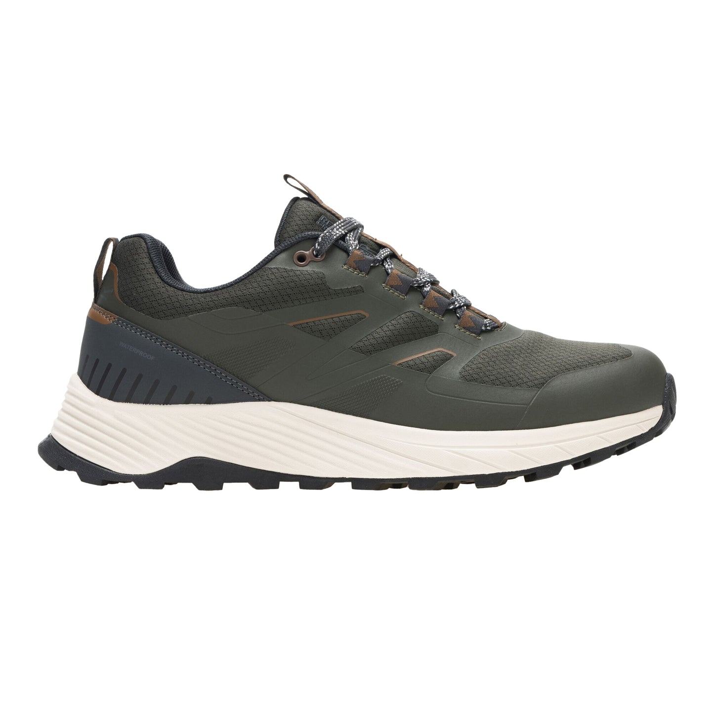 Dark Khaki-Saddle - Lifestyle - Regatta Mens Ravika Trainers