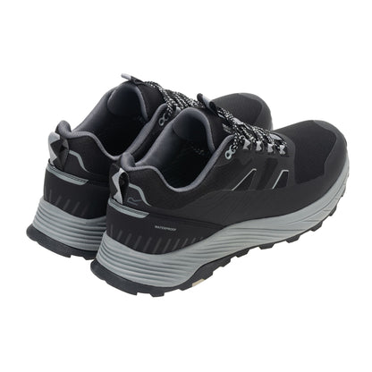 Black-Dark Steel - Back - Regatta Mens Ravika Trainers