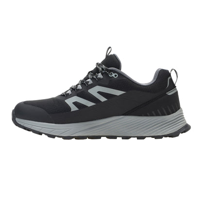 Black-Dark Steel - Side - Regatta Mens Ravika Trainers